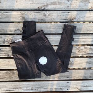 NWT SO Ankle Length High Rise Yoga Black Legging Small Kohls